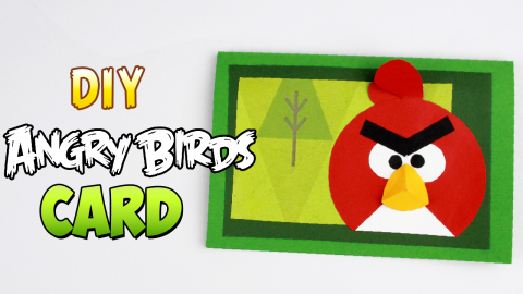  DIY Angry Birds Card 